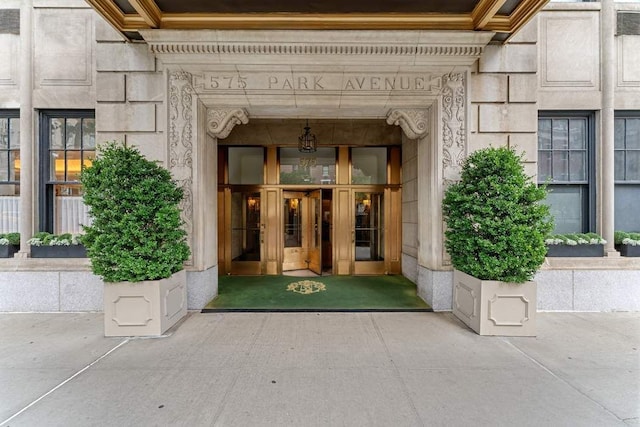575 Park Ave Unit 507, New York City, NY 10065 - view of exterior entry featuring stone siding