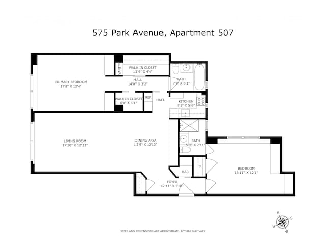 575 Park Ave Unit 507, New York City, NY 10065 - home floor plan