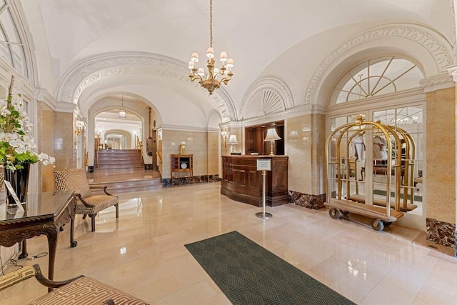 575 Park Ave Unit 507, New York City, NY 10065 - building lobby featuring a towering ceiling
