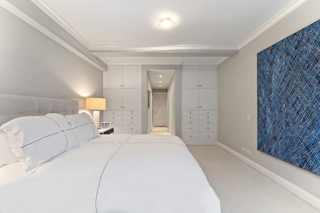 575 Park Ave Unit 507, New York City, NY 10065 - bedroom featuring crown molding and baseboards