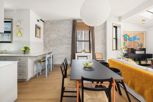 15 Jones St Unit 6A, New York City, NY 10014 - dining space featuring plenty of natural light and light wood-style floors