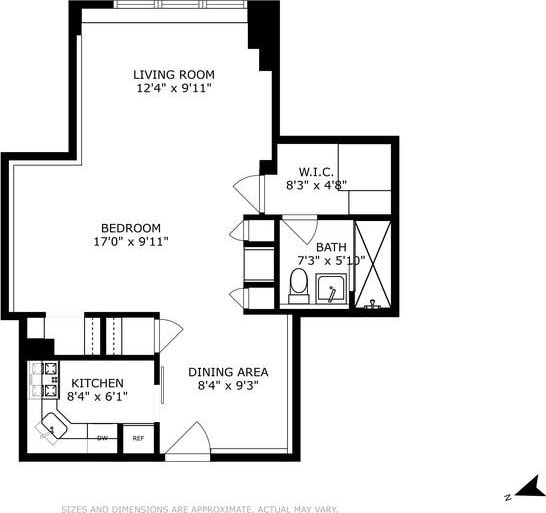 205 E 63rd St Unit 5H, New York City, NY 10065 - floor plan / room layout