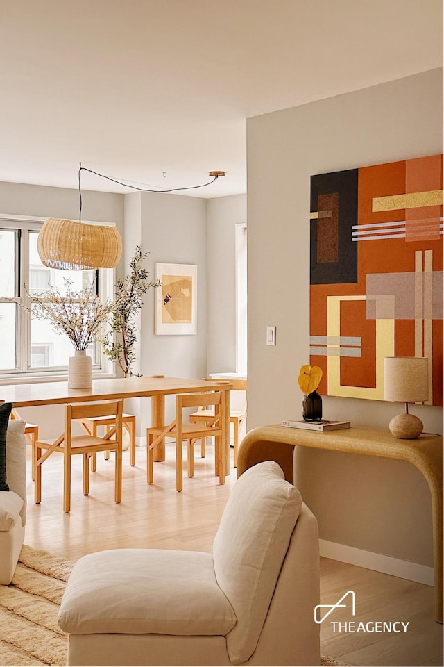 130 E 63rd St Unit 4E, New York City, NY 10065 - living room featuring wood finished floors