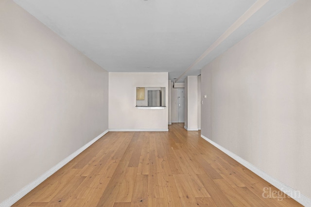 1400 5th Ave Unit 4G, New York City, NY 10026 - spare room featuring light wood-style floors and baseboards