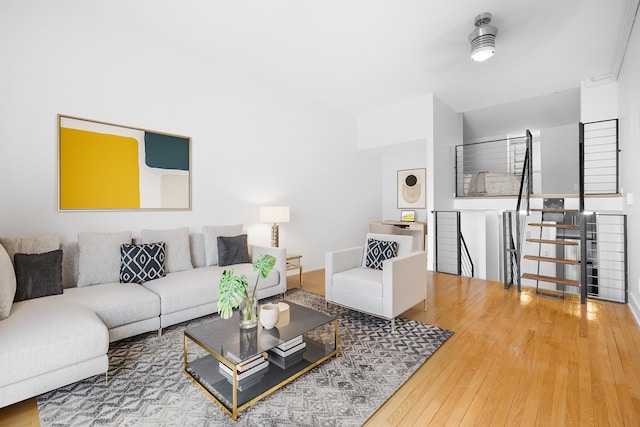 184 Thompson St Unit 5B, New York City, NY 10012 - living room with wood-type flooring