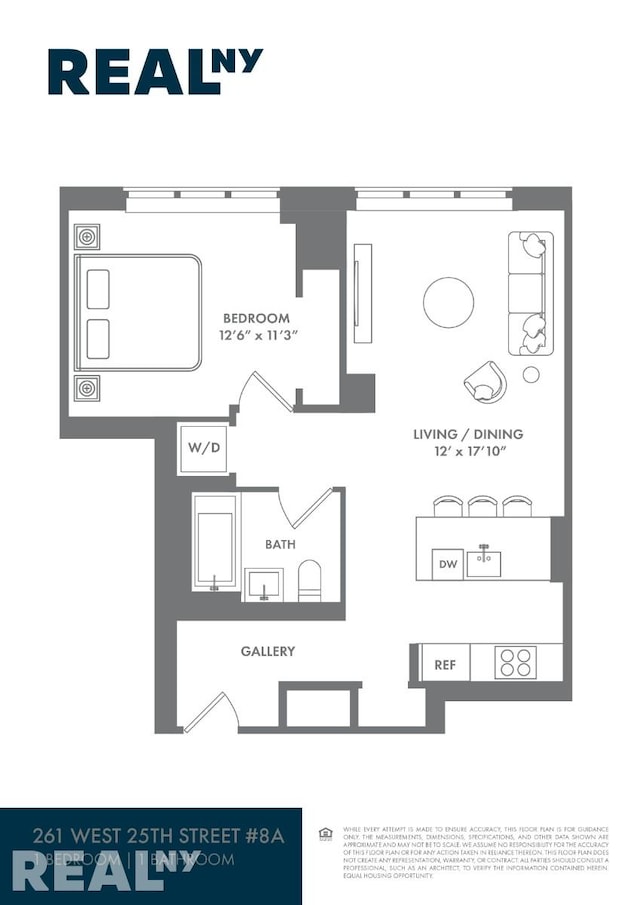 261 W 25th St Unit 8A, New York City, NY 10001 - property floor plan