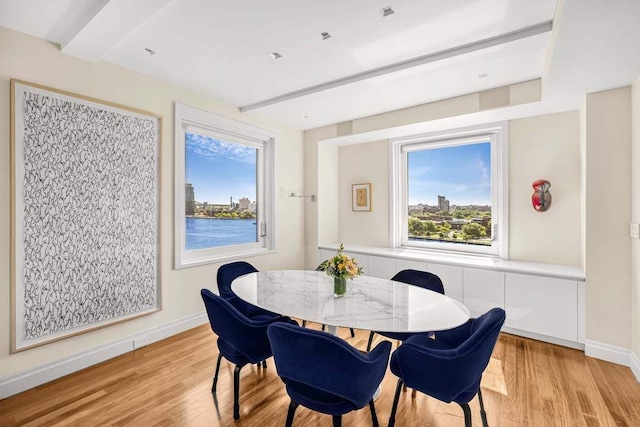 25 E End Ave Unit 10E, New York City, NY 10075 - dining room featuring light wood finished floors and baseboards