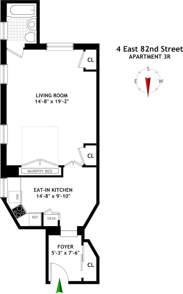 4 E 82nd St Unit 3R, New York City, NY 10028 - view of property floor plan