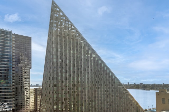 1 W End Ave Unit 18H, New York City, NY 10023 - view of building exterior with a view of city and a water view