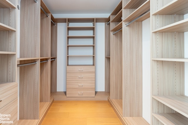 1 W End Ave Unit 18H, New York City, NY 10023 - walk in closet featuring wood finished floors