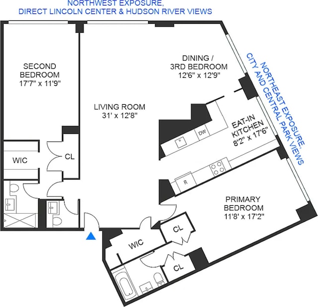 20 W 64th St Unit 20K, New York City, NY 10023 - view of property floor plan