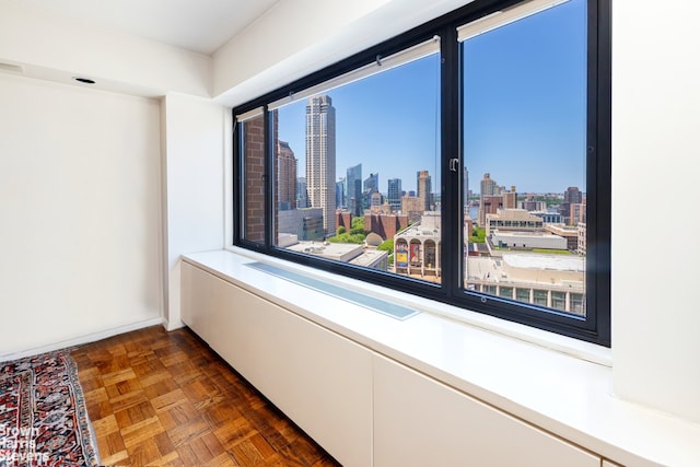 20 W 64th St Unit 20K, New York City, NY 10023 - empty room featuring a view of skyline