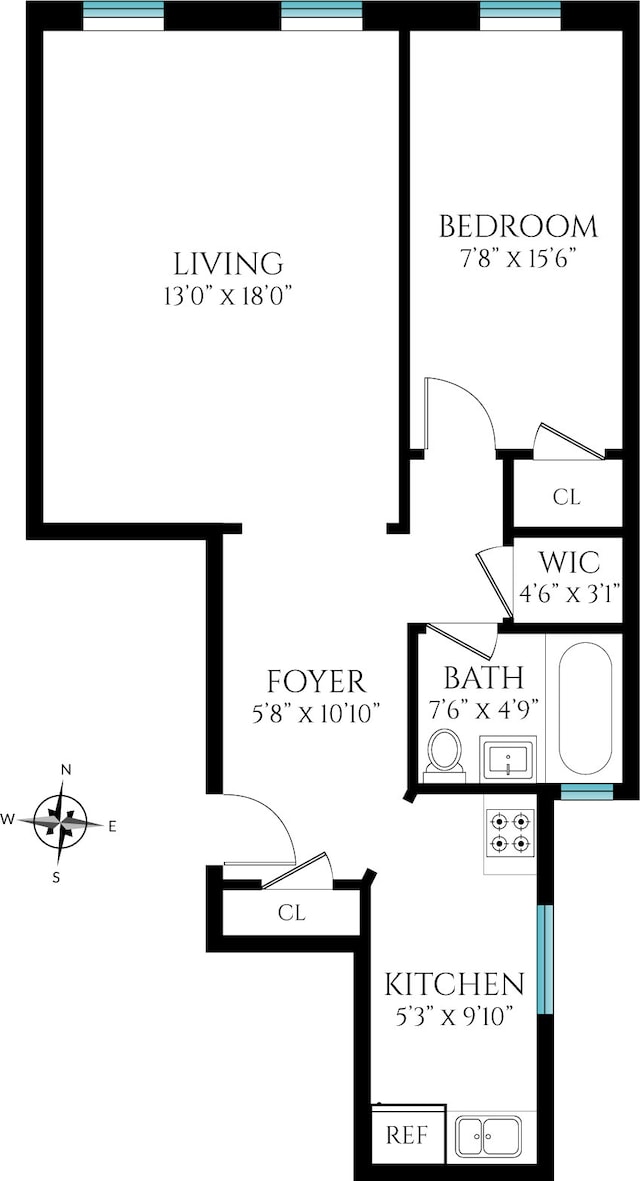 26 W 97th St Unit 3A, New York City, NY 10025 - home floor plan