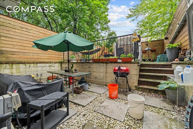 1509 Dean Street Multi, New York City, NY 11213 - view of patio with grilling area