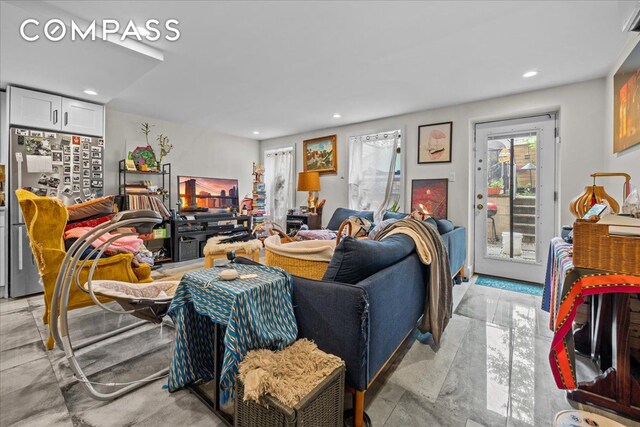 1509 Dean Street Multi, New York City, NY 11213 - living room featuring recessed lighting