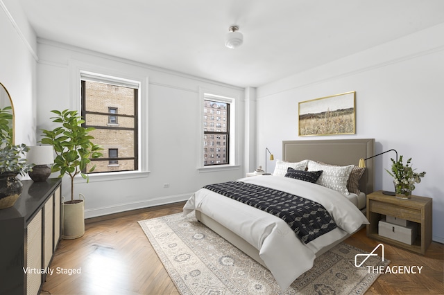 55 W 95th St Unit 94, New York City, NY 10025 - bedroom featuring multiple windows and baseboards