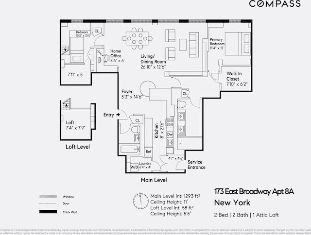 175 E Broadway Unit 8A, New York City, NY 10002 - property floor plan