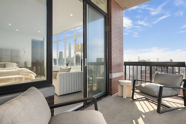 422 E 72nd St Unit 37Ad, New York City, NY 10021 - balcony featuring a view of city