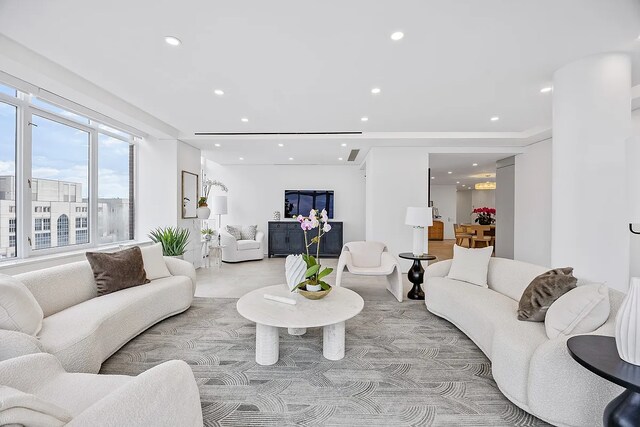 422 E 72nd St Unit 37Ad, New York City, NY 10021 - living room with recessed lighting