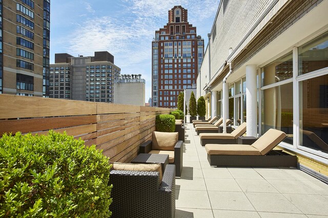 200 E 66th St Unit B904, New York City, NY 10065 - view of patio with a view of city