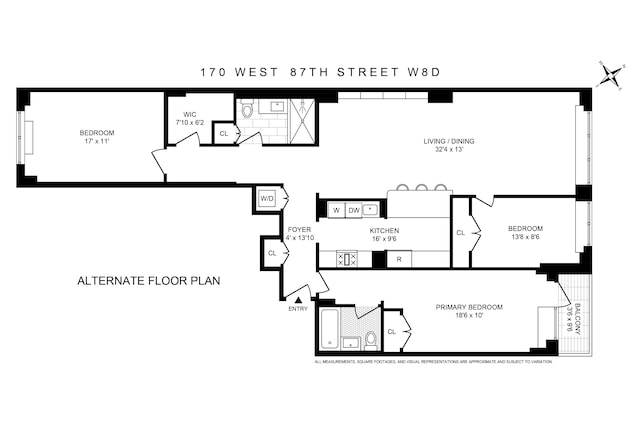 170 E 87th St Unit W8D, New York City, NY 10028 - room layout