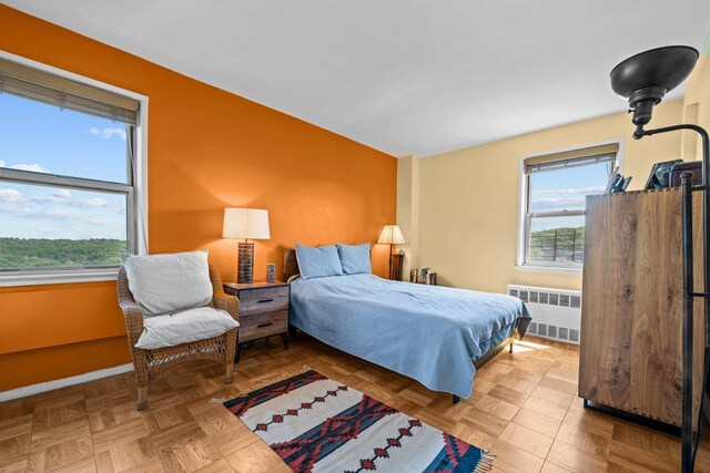 5500 Fieldston Rd Unit 7Ee, New York City, NY 10471 - bedroom featuring radiator and baseboards