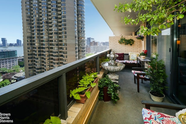 311 E 38th St Unit 18C, New York City, NY 10016 - balcony featuring a view of city