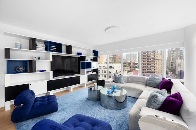 1355 1st Ave Unit 11Fl, New York City, NY 10021 - living area with wood finished floors