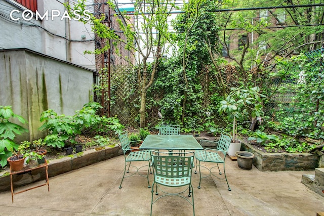 545 10th St, New York City, NY 11215 - view of patio / terrace featuring outdoor dining area
