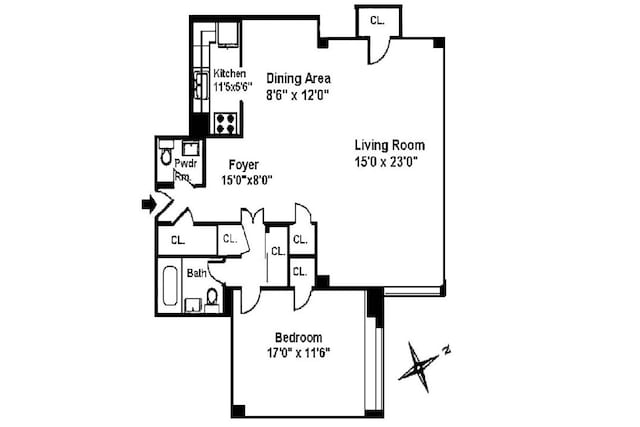 25 Sutton Pl S Unit 16L, New York City, NY 10022 - room layout