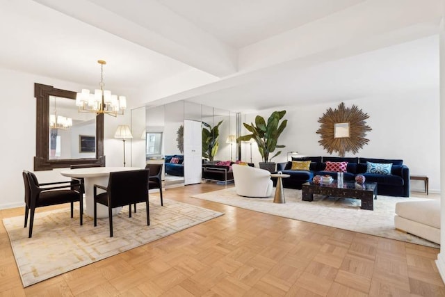 25 Sutton Pl S Unit 16L, New York City, NY 10022 - dining room with a chandelier