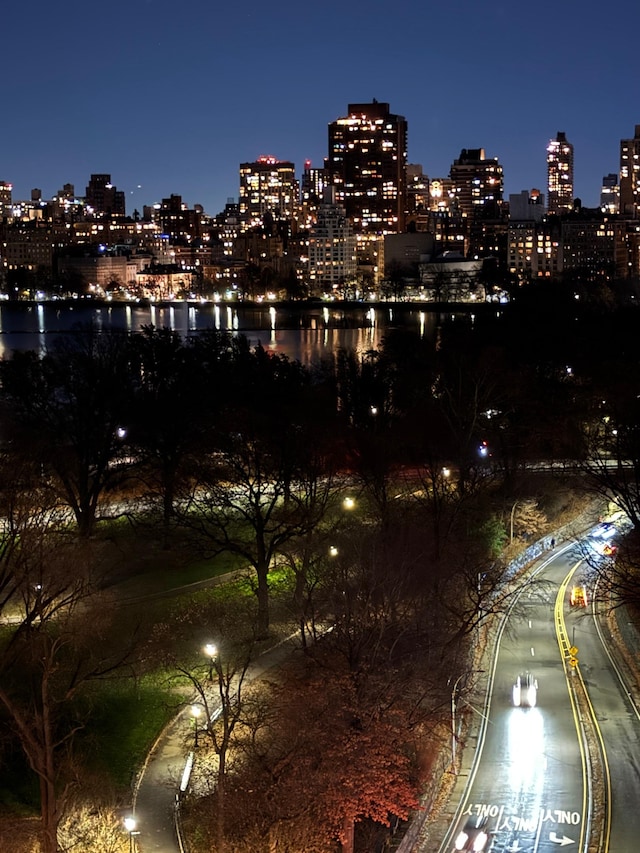 10 W 86th St Unit 15A, New York City, NY 10024 - view of city with a view of city lights and a large body of water