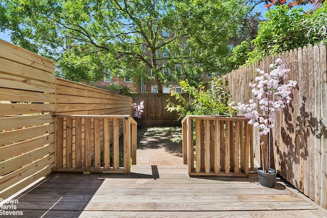 354 Baltic St Unit 2, New York City, NY 11201 - deck with a fenced backyard