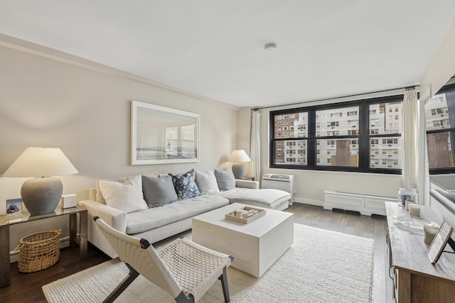 315 E 70th St Unit 9A, New York City, NY 10021 - living area with wood finished floors and healthy amount of natural light
