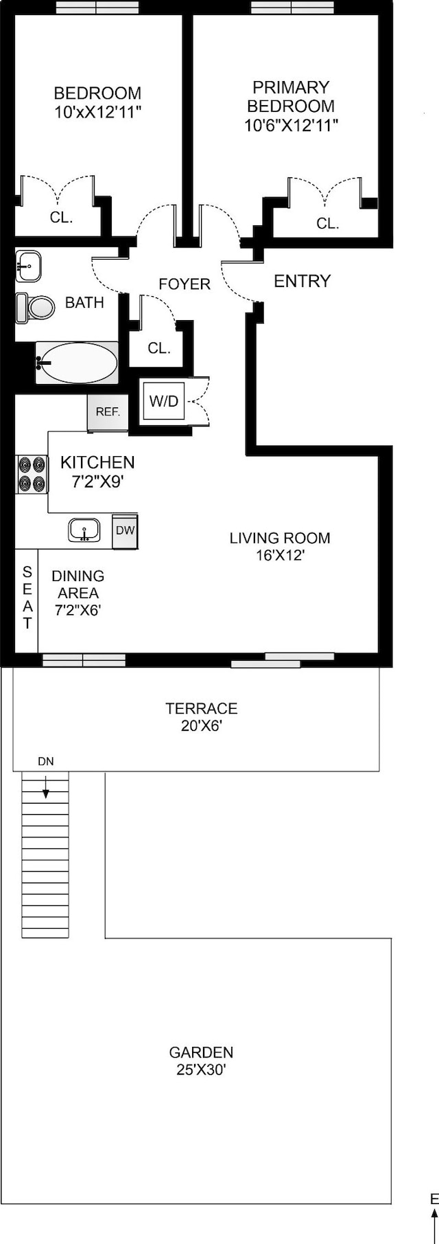 20 Jackson Pl Unit 3, New York City, NY 11215 - property floor plan