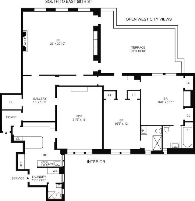 480 Park Ave Unit 15E, New York City, NY 10022 - home floor plan