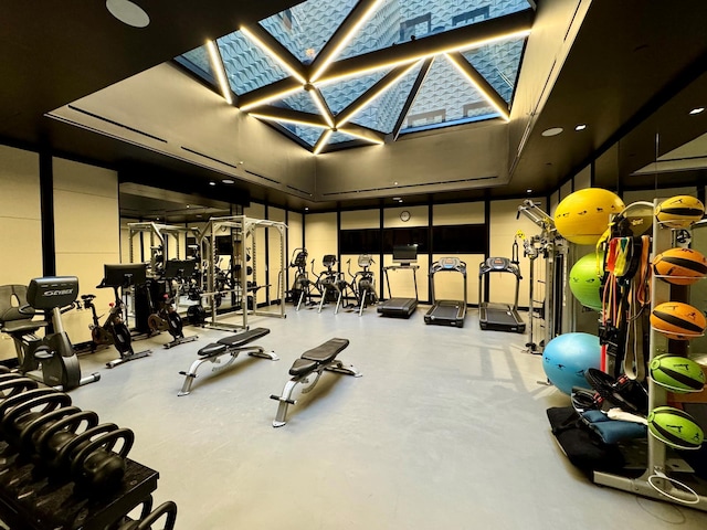 11 Beach St Unit 5B, New York City, NY 10013 - view of exercise room