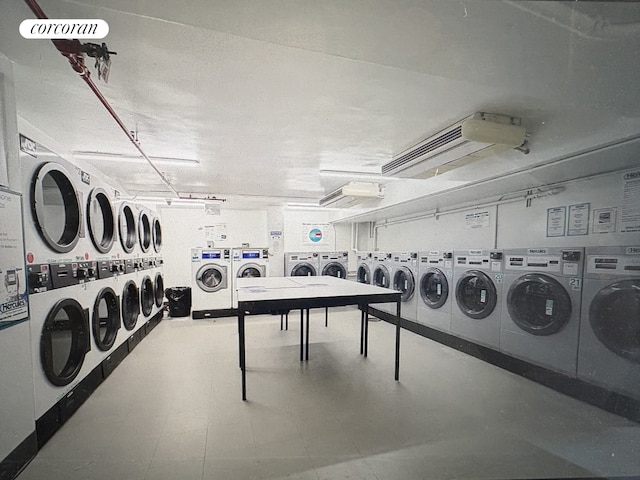 155 E 34th St Unit 8S, New York City, NY 10016 - community laundry room featuring washer and clothes dryer