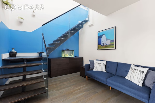 476 Hancock St Unit 3, New York City, NY 11233 - living room with wood finished floors