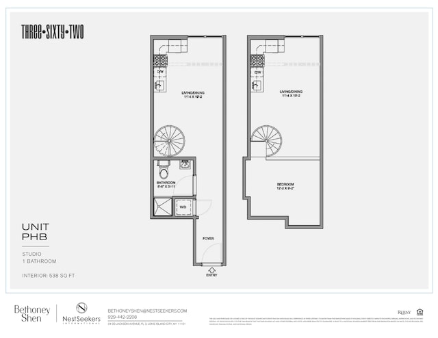 362 W 127th St Unit 6-B, New York City, NY 10027 - floor plan / room layout