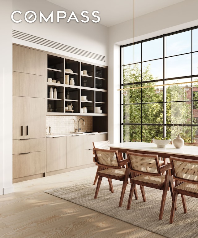 17 Douglass St, New York City, NY 11231 - dining area featuring light wood-style floors