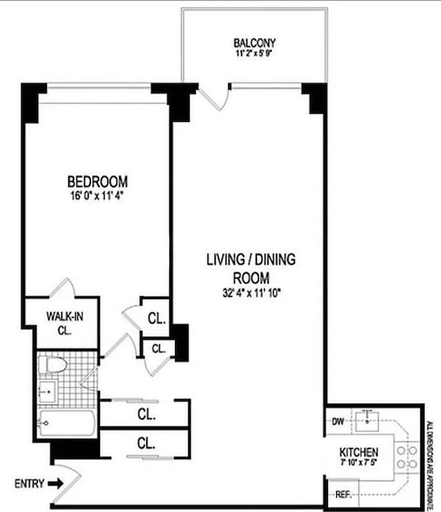 340 E 80th St Unit 20-J, New York City, NY 10075 - property floor plan