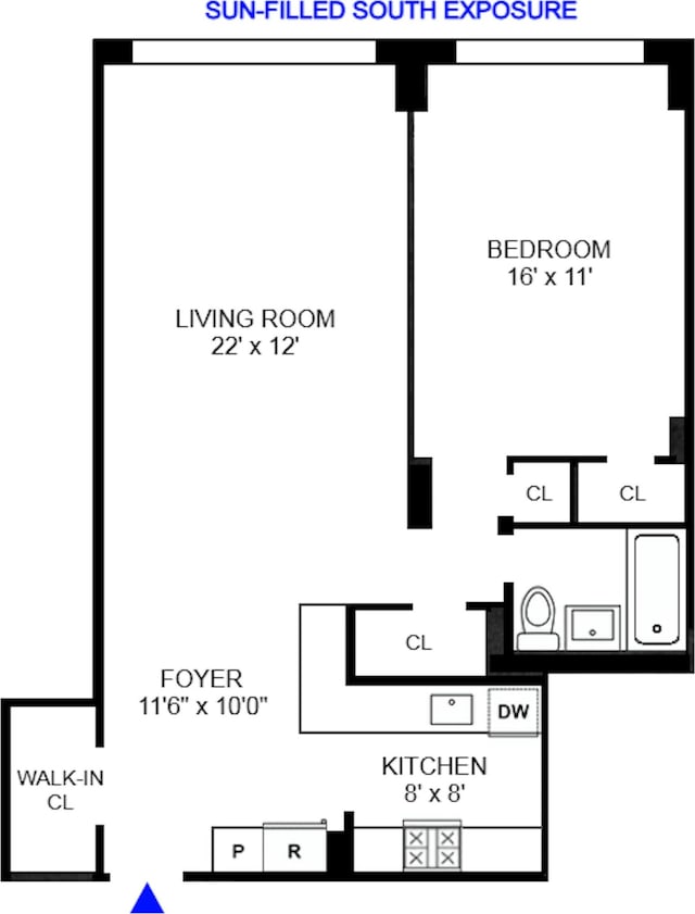 520 E 81st St Unit 14G, New York City, NY 10028 - floor plan / room layout
