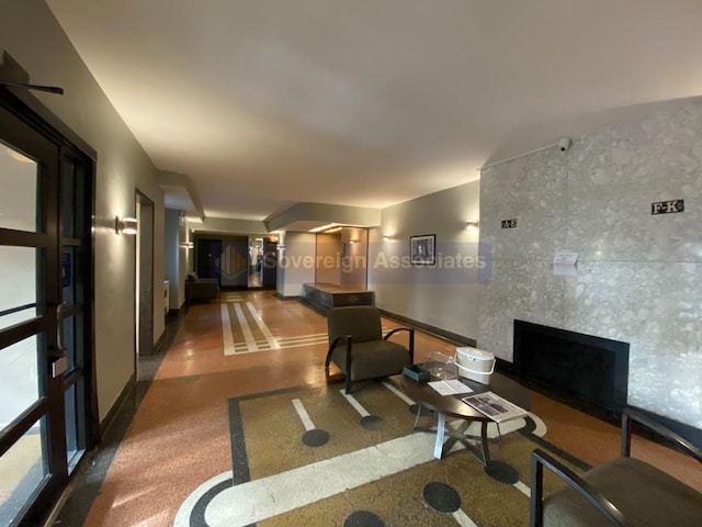 100 Bennett Ave Unit 4B, New York City, NY 10033 - community lobby featuring a security system