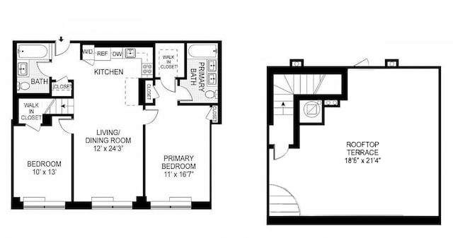 505 W 47th St Unit Ph2S, New York City, NY 10036 - home floor plan