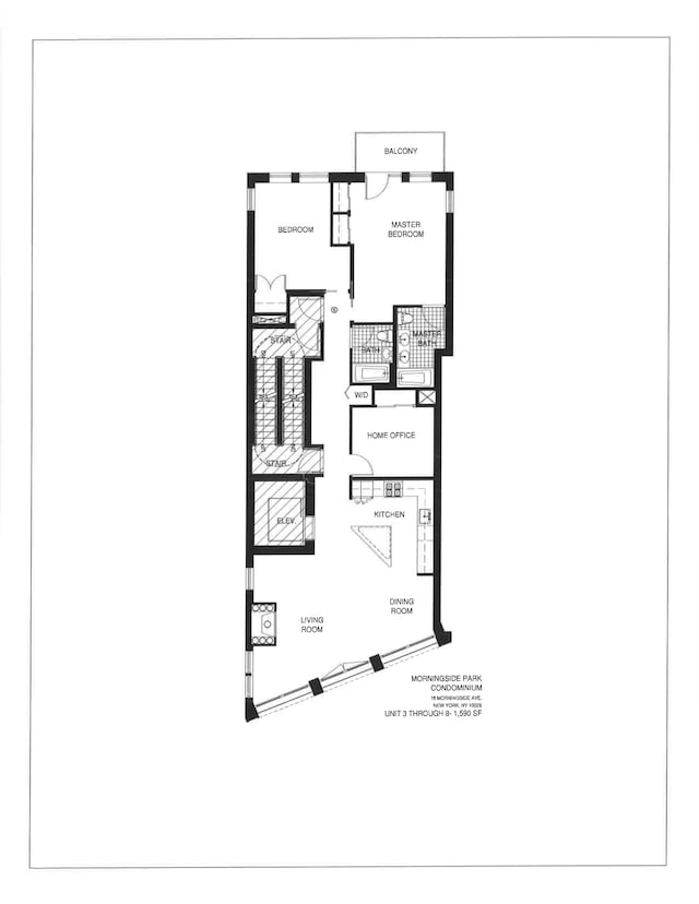 18 Morningside Ave Unit 3, New York City, NY 10026 - home floor plan