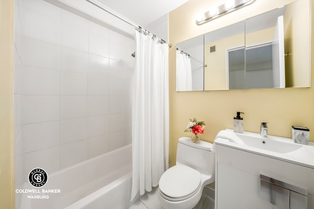 233 E 86th St Unit 4A, New York City, NY 10028 - bathroom with toilet, vanity, and shower / tub combo