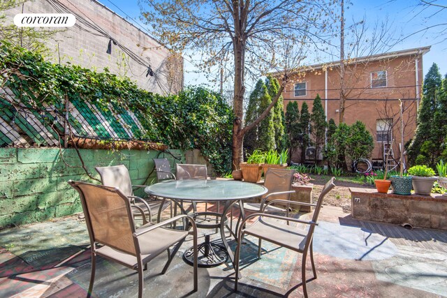238 26th St, New York City, NY 11232 - view of patio / terrace with outdoor dining space