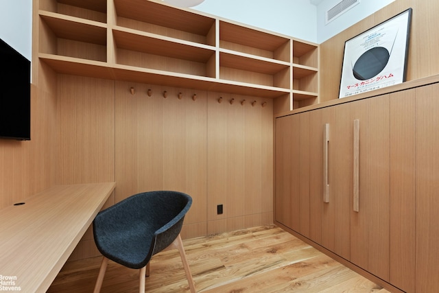 46 Great Jones St Unit 7, New York City, NY 10012 - home office featuring light wood-type flooring