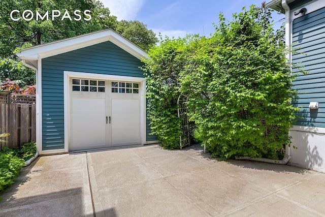 492 Westminster Rd, New York City, NY 11218 - detached garage with driveway